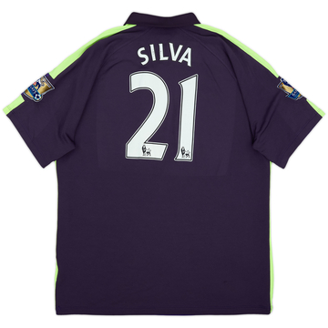 2014-15 Manchester City Third Shirt Silva #21 - 7/10 - (XL)