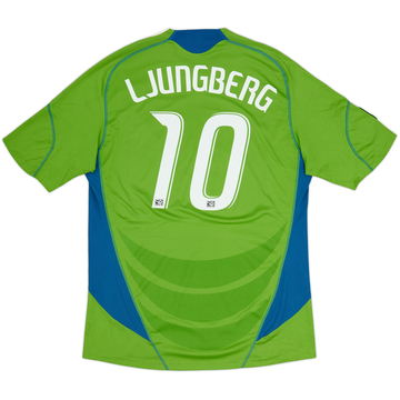 Camiseta de local del Seattle Sounders 2009-10 Ljungberg #10 - 8/10 - (XL)