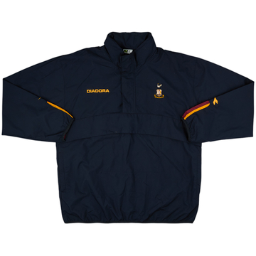 2003-04 Bradford City Diadora 1/4 Zip Hooded Rain Jacket - 8/10 - (XL)