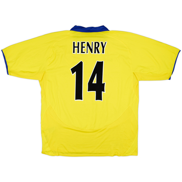 2003-05 Arsenal Away Shirt Henry #14 - 9/10 - (XXL)