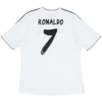 2013-14 Real Madrid Home Shirt Ronaldo #7 - 6/10 - (XL)