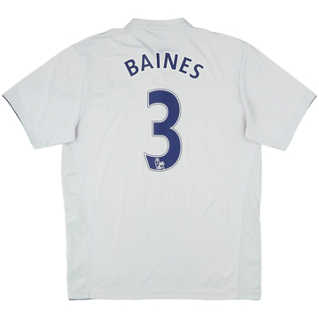 2011-12 Everton Third Shirt Baines #3 - 8/10 - (L)