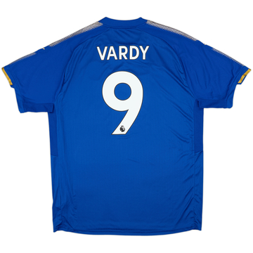 2017-18 Leicester Home Shirt Vardy #9 - 10/10 - (XL)