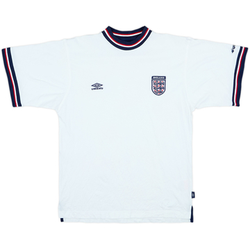 2002-04 England Umbro Cotton Tee - 8/10 - (S)
