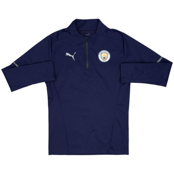 2021-22 Manchester City Puma 1/4 Zip Training Top - 8/10 - (S)