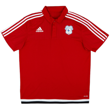 2016-17 Cardiff adidas Polo Shirt - 8/10 - (L)