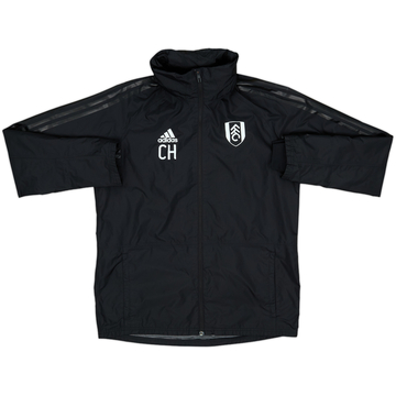 2019-20 Fulham Staff Issue adidas Hooded Rain Jacket CH - 9/10 - (M)