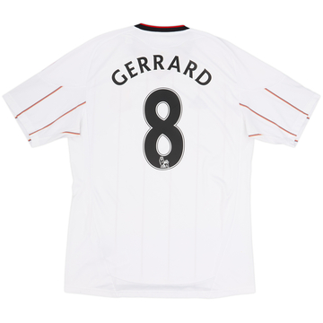 2010-11 Liverpool Away Shirt Gerrard #8 - 6/10 - (M)