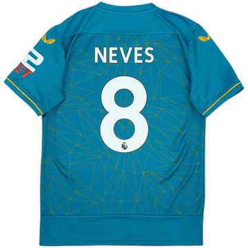 2022-23 Wolves Away Shirt Neves #8 - 7/10 - (M)
