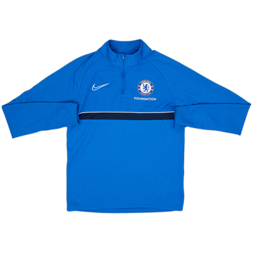 2021-22 Chelsea Foundation Nike 1/4 Zip Drill Top - 8/10 - (S)