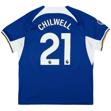 2023-24 Chelsea Home Shirt Chilwell #21 - 8/10 - (XL)