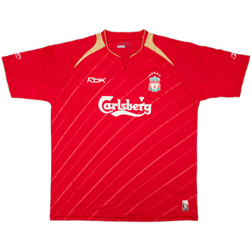 2005-06 Liverpool CL Home Shirt - 7/10 - (L)
