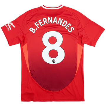 2024-25 Manchester United Home Shirt B.Fernandes #8 - 9/10 - (M)