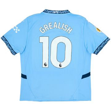 2024-25 Manchester City Home Shirt Grealish #10 - 10/10 - (XL)