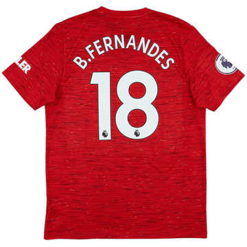 2020-21 Manchester United Home Shirt B.Fernandes #18 - 10/10 - (L)