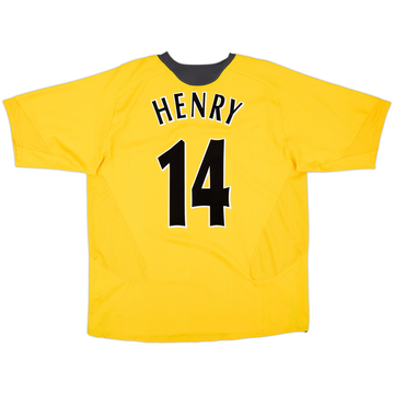 2005-06 Arsenal Away Shirt Henry #14 - 8/10 - (XL)