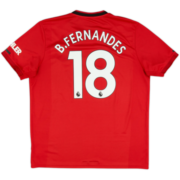 2019-20 Manchester United Home Shirt B.Fernandes #18 - 6/10 - (XL)
