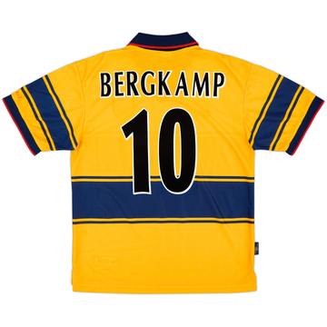 1997-99 Arsenal Away Shirt Bergkamp #10 - 9/10 - (M)