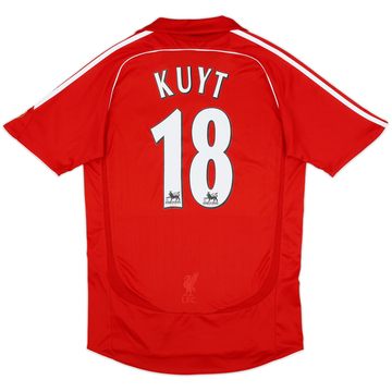 2006-08 Liverpool Home Shirt Kuyt #18 - 8/10 - (S)