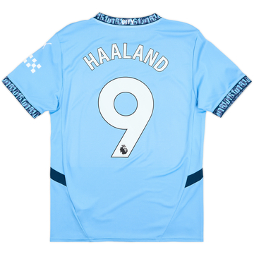 2024-25 Manchester City Home Shirt Haaland #9 - 9/10 - (M)