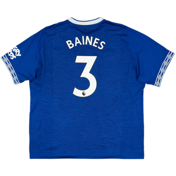 2018-19 Everton Home Shirt Baines #3 - 7/10 - (3XL)