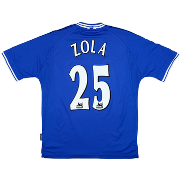 1999-01 Chelsea Home Shirt Zola #25 - 8/10 - (L)