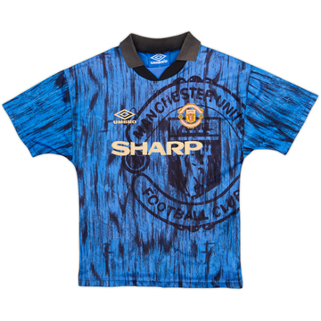 1992-93 Manchester United Away Shirt - 6/10 - (L.Boys)