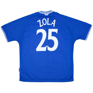 1999-01 Chelsea 'FA Cup Final' Home Shirt Zola #25 - 8/10 - (XXL)