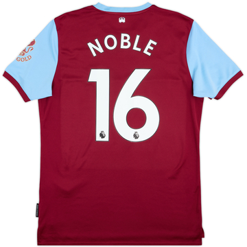 2019-20 West Ham Home Shirt Noble #16 - 8/10 - (L)