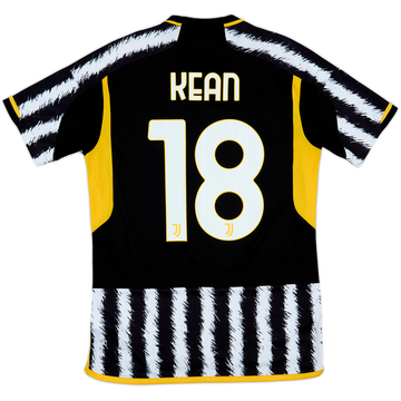 2023-24 Juventus Home Shirt Kean #18 - 8/10 - (M)