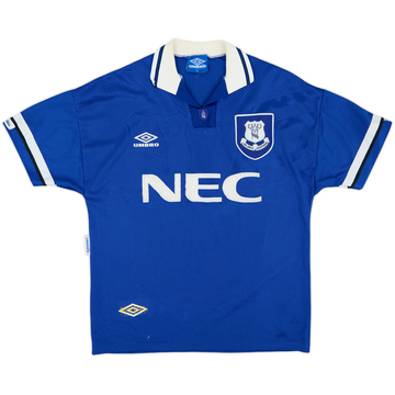 1993-95 Everton Home Shirt Ferguson #9 - 7/10 - (M)