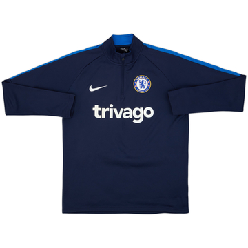 2020-21 Chelsea Nike 1/4 Zip Drill Top - 9/10 - (M)