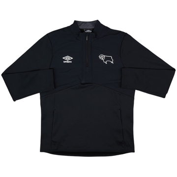 2019-20 Derby County Umbro 1/4 Zip Training Top - 8/10 - (M)