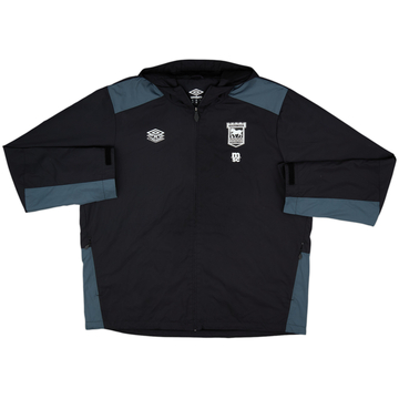 2022-23 Ipswich Umbro Hooded Track Jacket - 8/10 - (XXL)