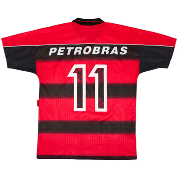 1998 Flamengo Home Shirt #11 - 8/10 - (L)
