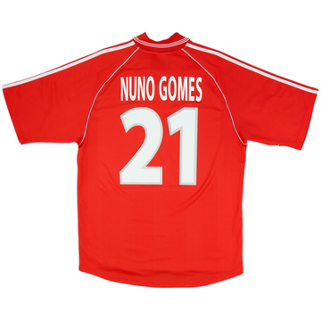 1999-00 Benfica Home Shirt Nuno Gomes #21 - 8/10 - (M)