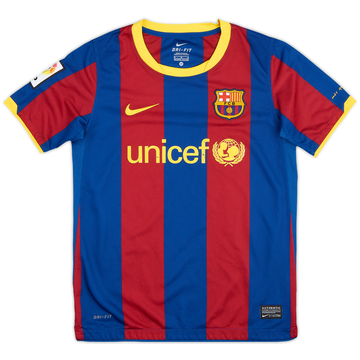 2010-11 Barcelona Home Shirt - 6/10 - (M.Boys)
