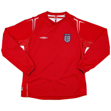 2004-06 England Away L/S Shirt - 8/10 - (Women's M)