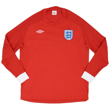 2010-11 England Away L/S Shirt - 8/10 - (L)
