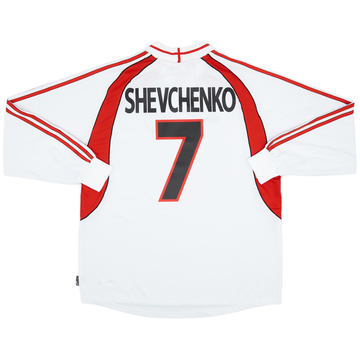 2000-02 AC Milan Away L/S Shirt Shevchenko #7 (XL)