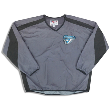 2004-11 Toronto Blue Jays Majestic Pullover Jacket XL