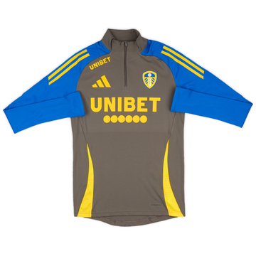 2024-25 Leeds United adidas 1/4 Zip Training Top (XS)