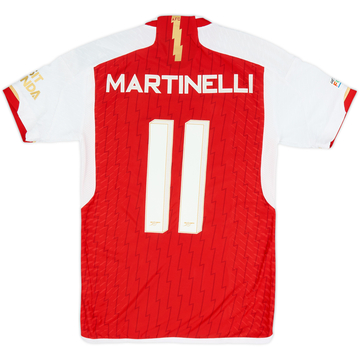 2023-24 Arsenal Authentic Home Shirt Martinelli #11 (XS)