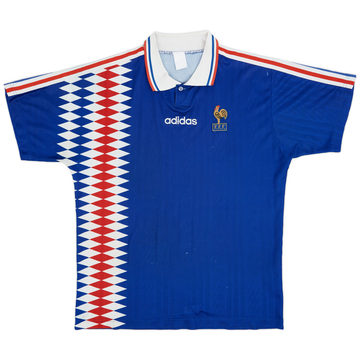 1994-96 France Home Shirt - 5/10 - (L)