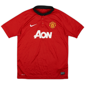 2013-14 Manchester United Home Shirt - 6/10 - (XL.Boys)