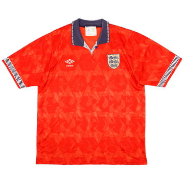 1990-93 England Away Shirt - 6/10 - (L)