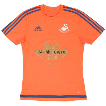 2015-16 Swansea adidas Training Shirt - 6/10 - (S)