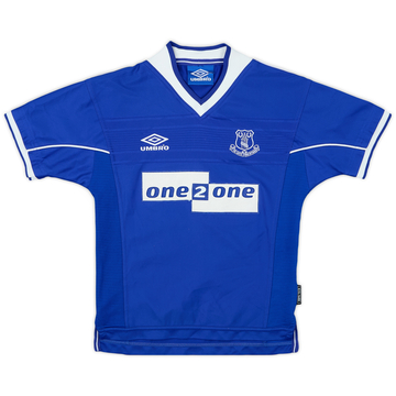 1999-00 Everton Home Shirt - 9/10 - (M.Boys)