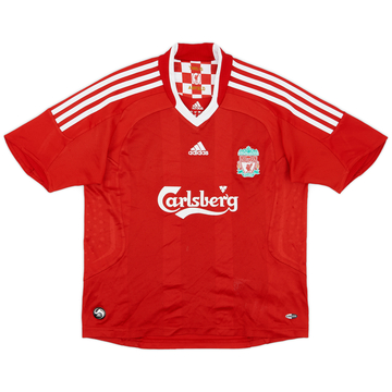 2008-10 Liverpool Home Shirt - 7/10 - (M.Boys)