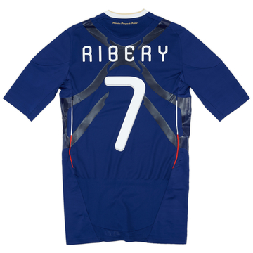 2009-10 France Player Issue Techfit Home Shirt Ribery #7 - 7/10 - (S)
